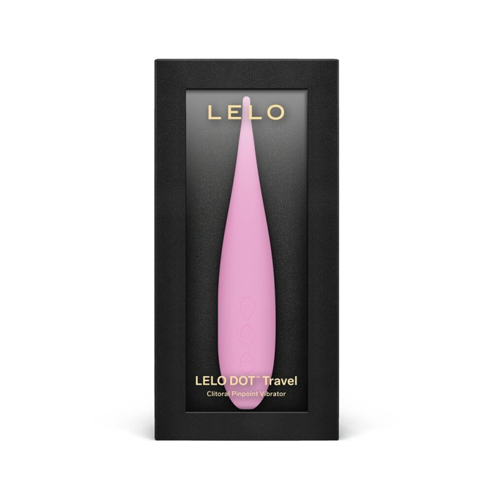 Кліторальний вібратор LELO DOT Travel Pink, точкова стимуляція, 8 режимів