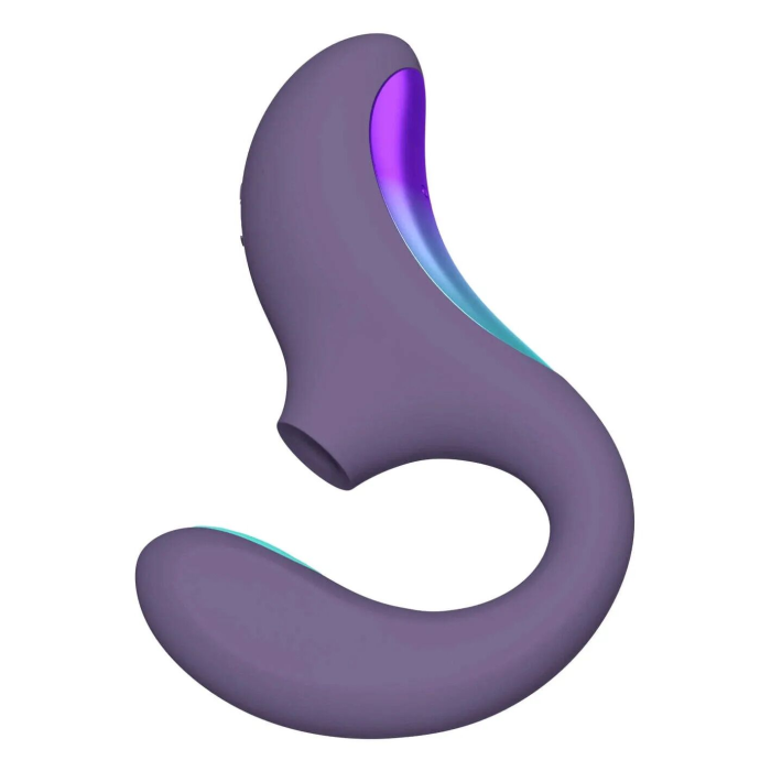Кліторально-вагінальний звуковий стимулятор LELO Enigma Double Sonic Cyber Purple