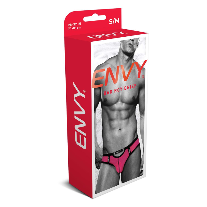 Чоловічі труси-брифи Envy Bad Boy рожеві, S/M