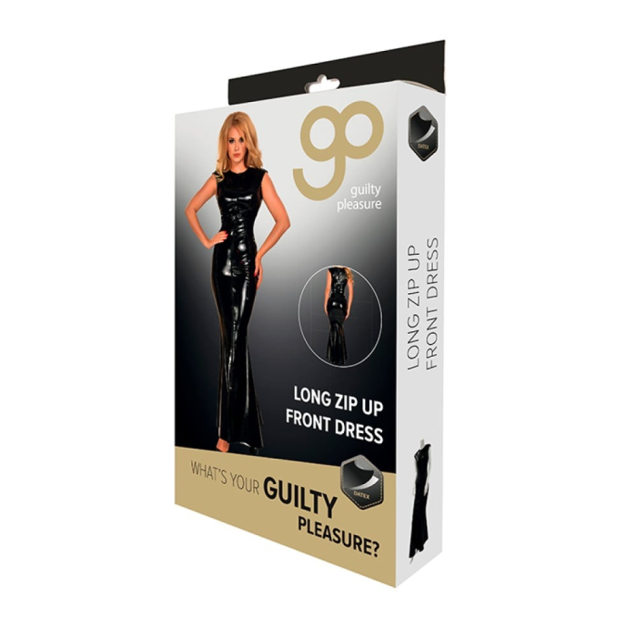 Сукня довга, на блискавці спереду Guilty Pleasure чорна, S
