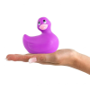 Качечка вібратор для стимуляції клітора Big Teaze Toys Rub My Duckie фіолетовий