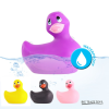 Качечка вібратор для стимуляції клітора Big Teaze Toys Rub My Duckie фіолетовий