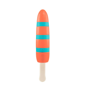Вібратор у вигляді морозива на паличці NMC POPSICLE оранжево-блакитне