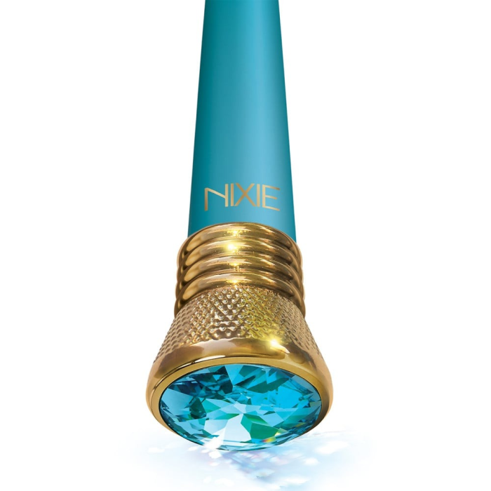 Вібратор для точки G із кристалом Global Novelties Nixie, блакитний