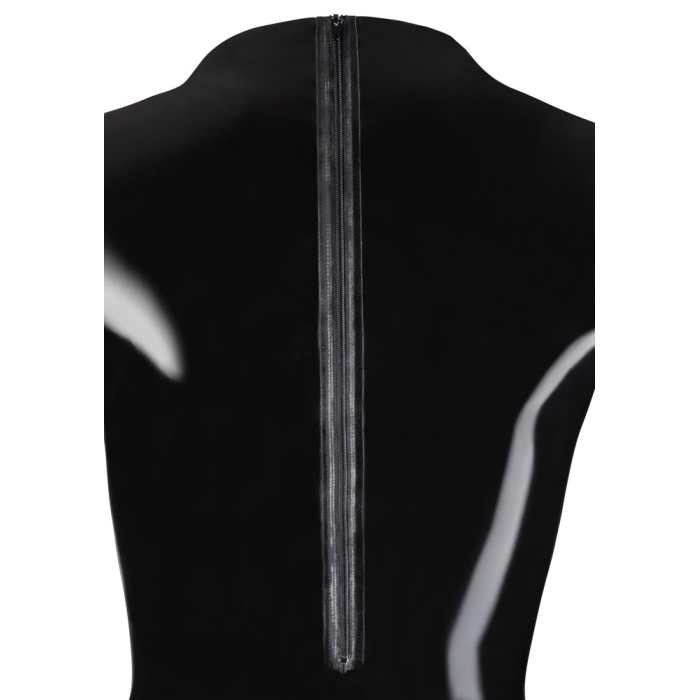 Боді латексне LateX з блискавкою та відкритим доступом, чорне, XL