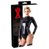 Боді латексне LateX з блискавкою та відкритим доступом, чорне, XL