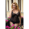 Корсет мереживний SoftLine Adel 1856 чорний, XL