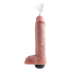 Фалоімітатор з еякуляцією Pipedream King Cock реалістичний, бежевий