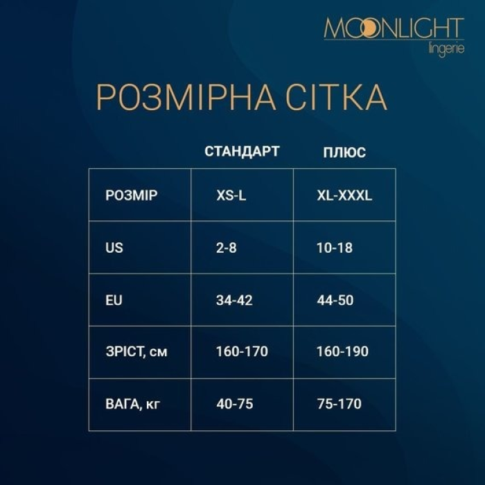 Сукня Moonlight Lingeried Model 13 в сіточку, чорна, One Size