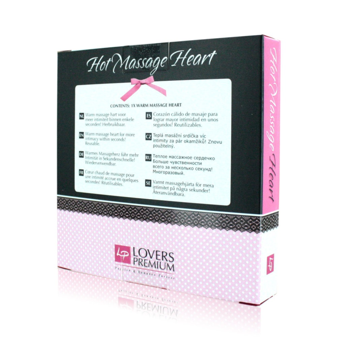 Гаряче серце для масажу Loverspremium Hot Massage Heart XL The Best біле
