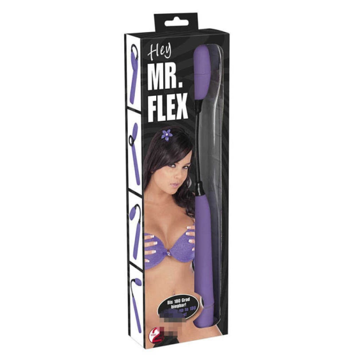 Вібратор для точки G на рукоятці, що гнеться You2Toys Hey Mr.Flex фіолетовий