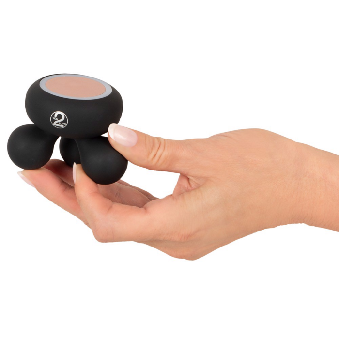 Міні-масажер з функцією підігріву, універсальний CUPA Warming Mini Massager чорний