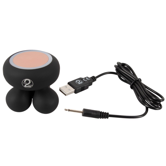 Міні-масажер з функцією підігріву, універсальний CUPA Warming Mini Massager чорний
