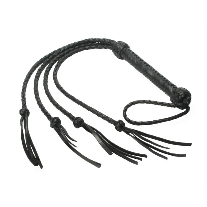 Флогер-батіг Strict Leather шкіряний, чорний, 91 см