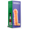 Подовжуюча насадка на член з петлею на мошонку EGZO Lighthouse бежева