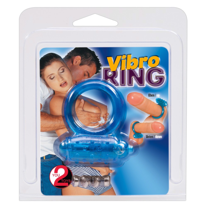 Віброкільце силіконове You2Toys Vibro Ring синє