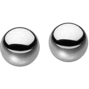 Вагінальні кульки із сталі Sex & Mischief Steel Balls срібні, 2.5 см