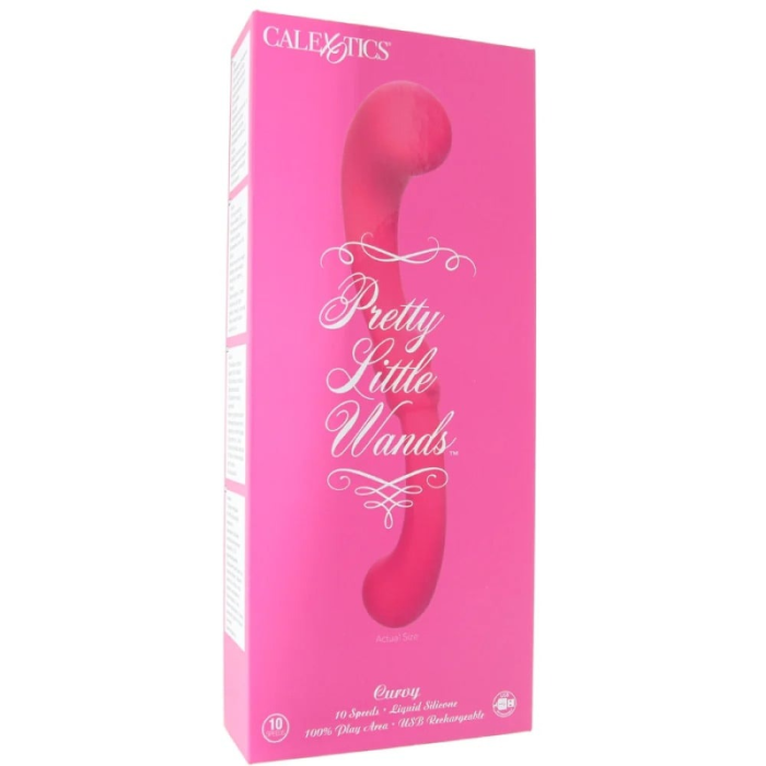 Вібратор двосторонній CalExotics Pretty Little Wands рожевий
