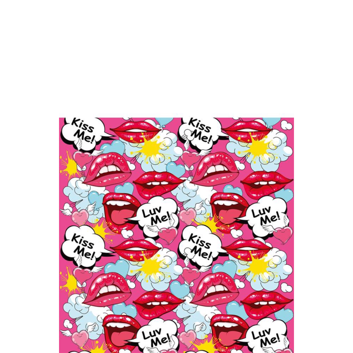 Міні-вібратор Global Novelties Prints Charming Pop Tease з яскравим принтом, кольоровий