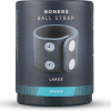 Ерекційне кільце у формі ремінця Boners Ball Strap синє, L