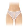 Трусики з відкритим доступом Fashion Secret Victoria White, мереживо