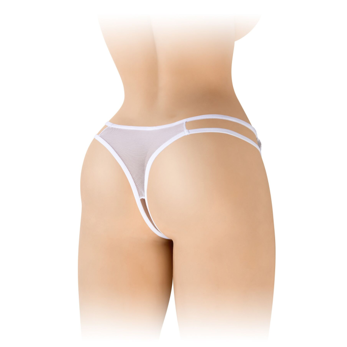 Трусики з відкритим доступом Fashion Secret Victoria White, мереживо