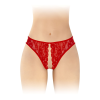 Трусики з відкритим доступом Fashion Secret Victoria Red, мереживо