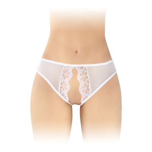Трусики з відкритим доступом Fashion Secret Ambre White, сітка