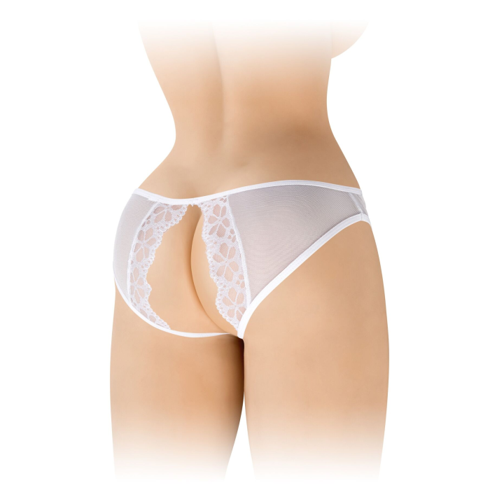 Трусики з відкритим доступом Fashion Secret Ambre White, сітка