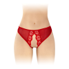 Трусики з відкритим доступом Fashion Secret Ambre Red, сітка