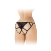 Мереживні трусики з доступом Fashion Secret Zoe Black, з бантиком