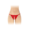 Мереживні трусики з доступом Fashion Secret Zoe Red, з бантиком