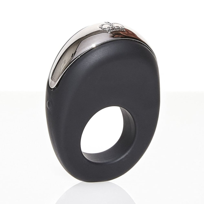 Кільце на пеніс з кліторальною стимуляцією Hot Octopuss Atom Cock Ring Clitoral Stimulator, чорне