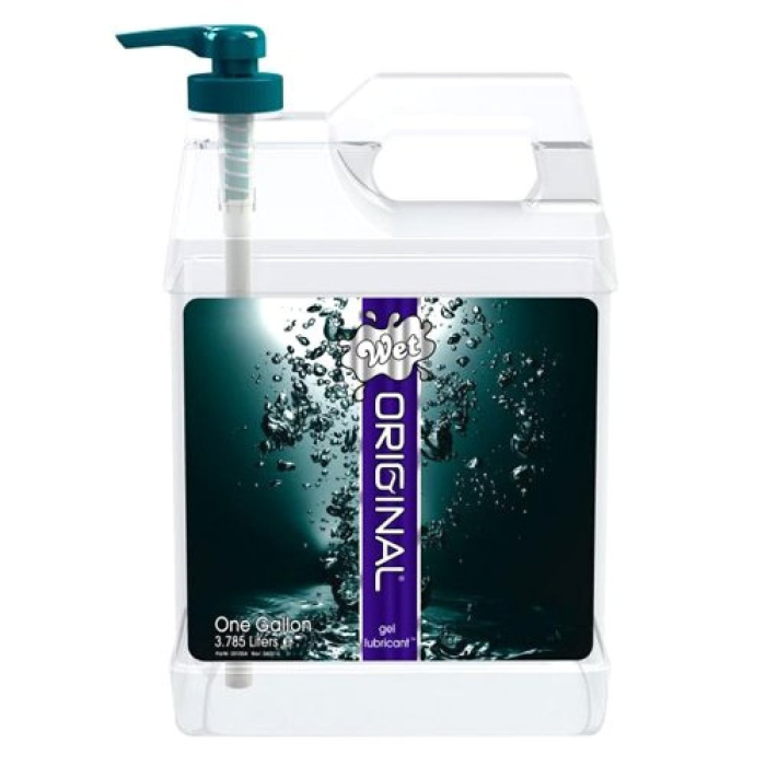 Лубрикант універсальний WET Original One Gallon на водній основі, 3785 мл (з дозатором)