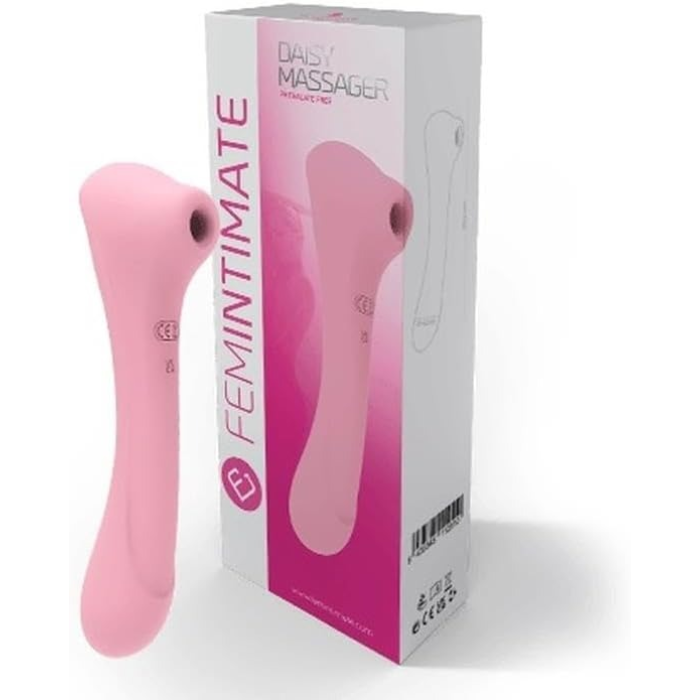 Вакуумний масажер для клітора Femintimate Daisy Massager рожевий