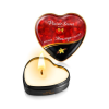 Розпродаж!!! Масажна свічка-серце Plaisirs Secrets Vanilla (35 мл) (термін 04.2026)