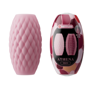 Мастурбатор яйце PRETTY LOVE Athena Eros рожеве, 7.6 х 4.2 см