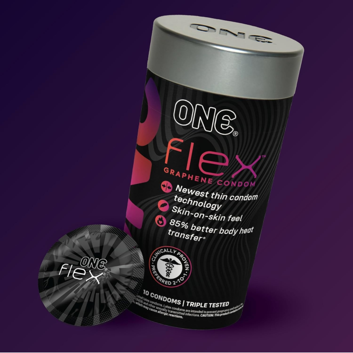 Презервативи ультратонкі ONE Flex з графену (ціна за упаковку, 10 шт.)