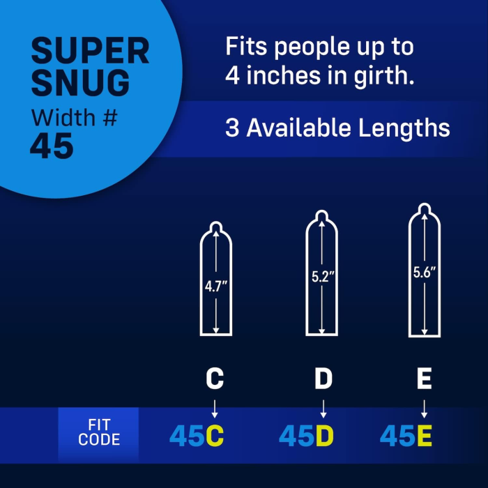 Презервативи MyONE Super Snug Розмір 45Д, 10 шт