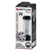 Вібромастурбатор прозорий PRETTY LOVE JAMARA в колбі, прозорий, 19 х 6.5 см