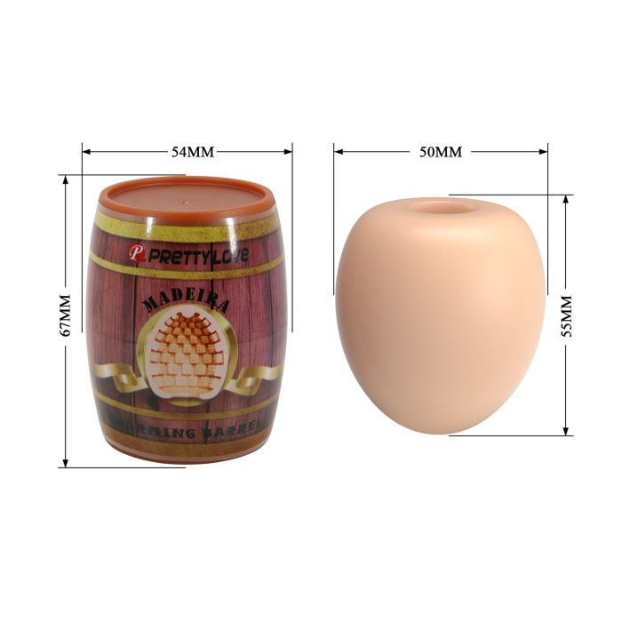 Мастурбатор яйце PRETTY LOVE Barrel бежевий, 5.5 см