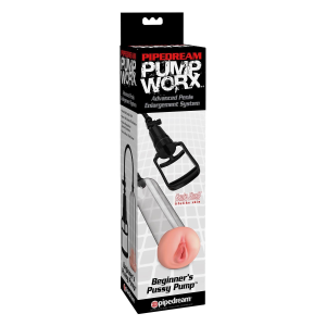 Помпа вакуумна Pipedream Pump Worx Beginner's Pussy прозора, 48.5 см