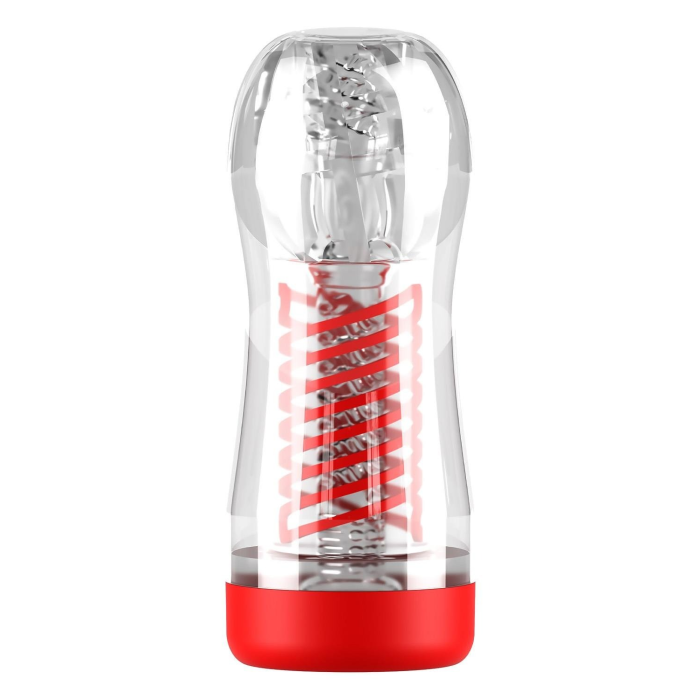 Мастурбатор Pipedream PDX Elite Viewtube 2 прозорий, 18 см