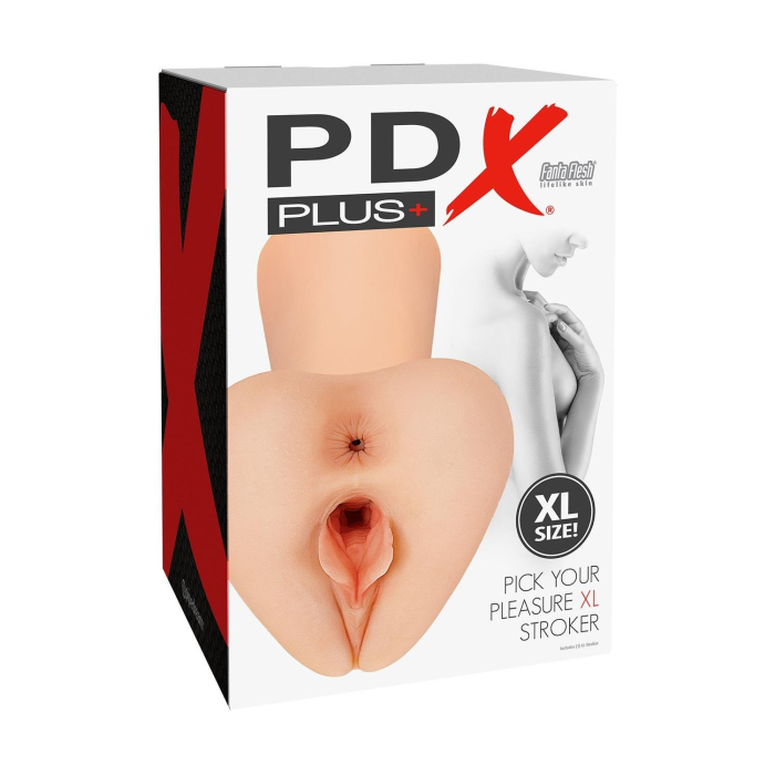 Мастурбатор вагіна та анал Pipedream PDX Plus Xl два входи, 22.9 см