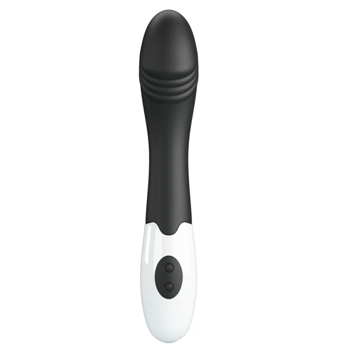 Вібратор для точки G Pretty Love Elemental Vibrator чорний, 19 х 3.2 см