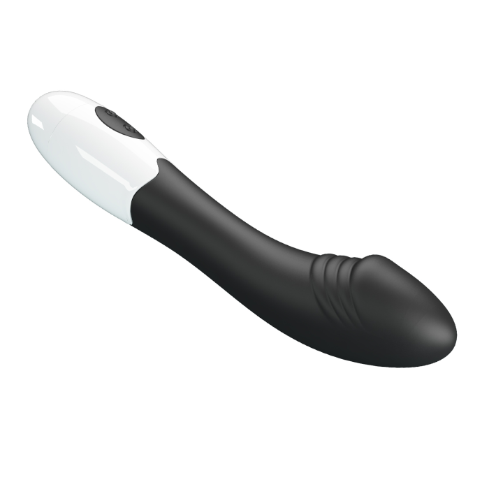 Вібратор для точки G Pretty Love Elemental Vibrator чорний, 19 х 3.2 см