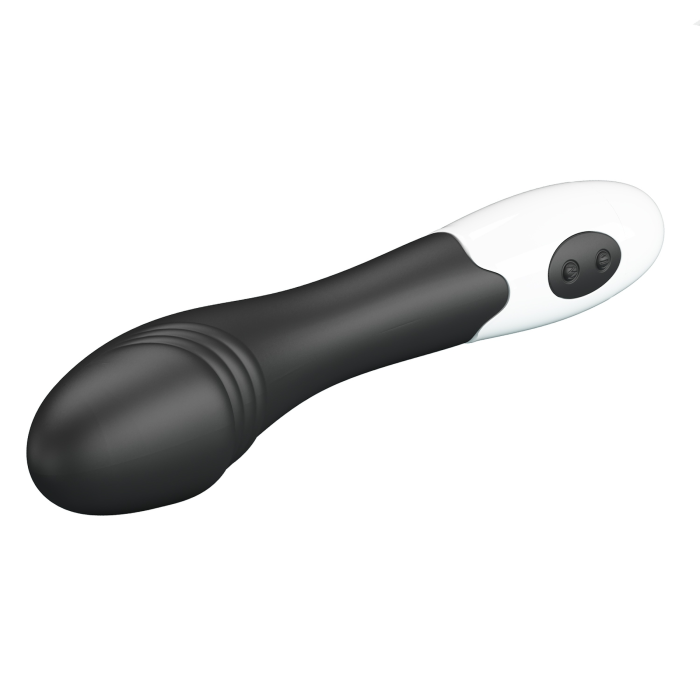 Вібратор для точки G Pretty Love Elemental Vibrator чорний, 19 х 3.2 см
