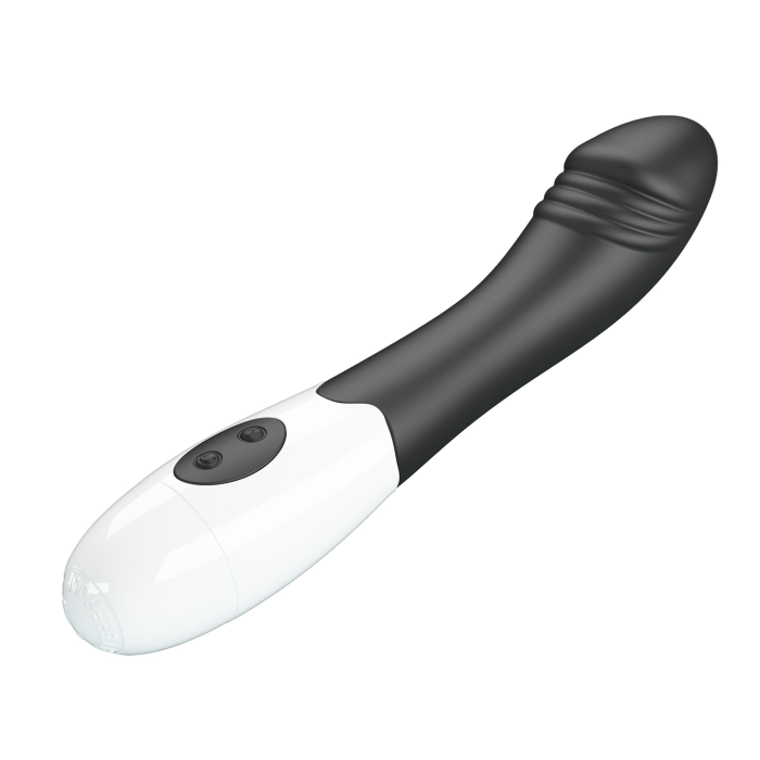 Вібратор для точки G Pretty Love Elemental Vibrator чорний, 19 х 3.2 см