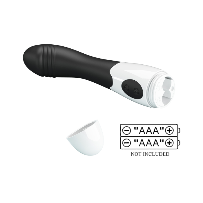 Вібратор для точки G Pretty Love Elemental Vibrator чорний, 19 х 3.2 см