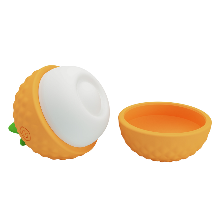 Кліторальний пульсатор PRETTY LOVE Pineapple Secret помаранчевий, 5,7 х 5,1 см